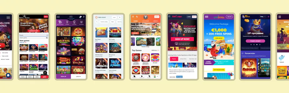 list of gambling websites on mobile